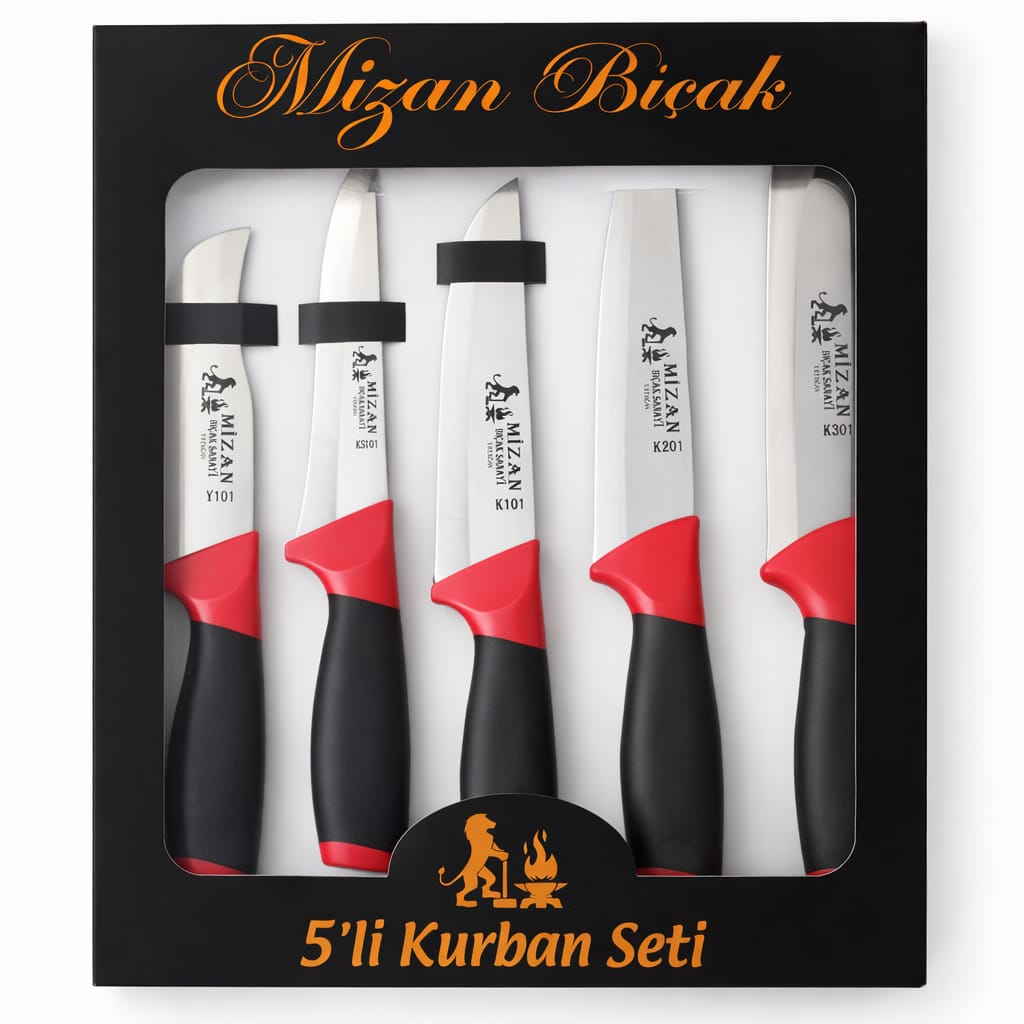 Mizan Bıçak 5li Kurban Seti
