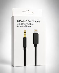 Lightning to 3.5mm AUX Ses Dönüştürücü Kablo
