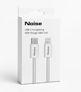 Noise USB-C to Lightning 30W Şarj ve Data Kablosu 100cm