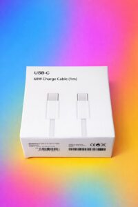 USB-C to USB-C 60W Hızlı Şarj Kablosu (1 Metre)