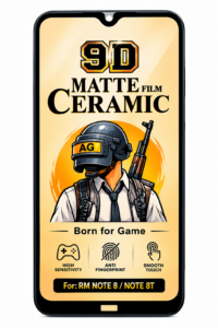 Redmi Note 8 / 8T Uyumlu Premium 9D Mat Seramik Ekran Koruyucu